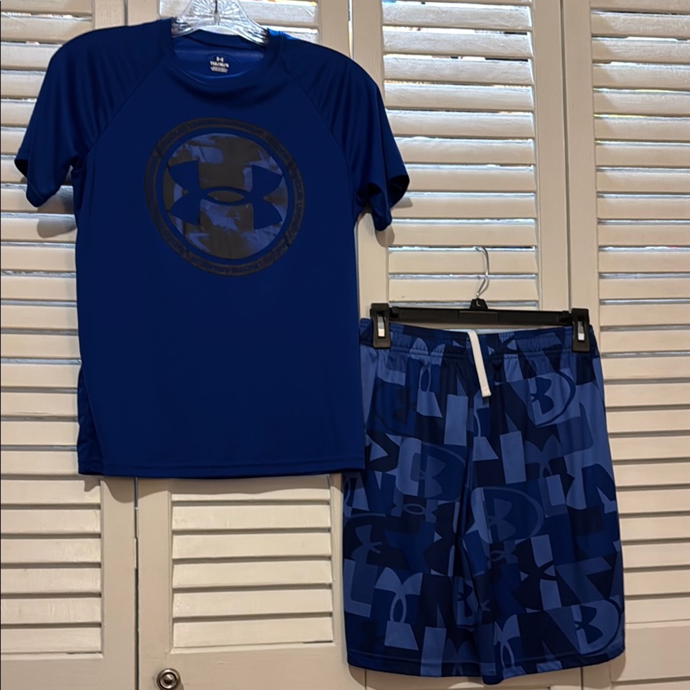 Under Armour Kids Matching Set in Blue